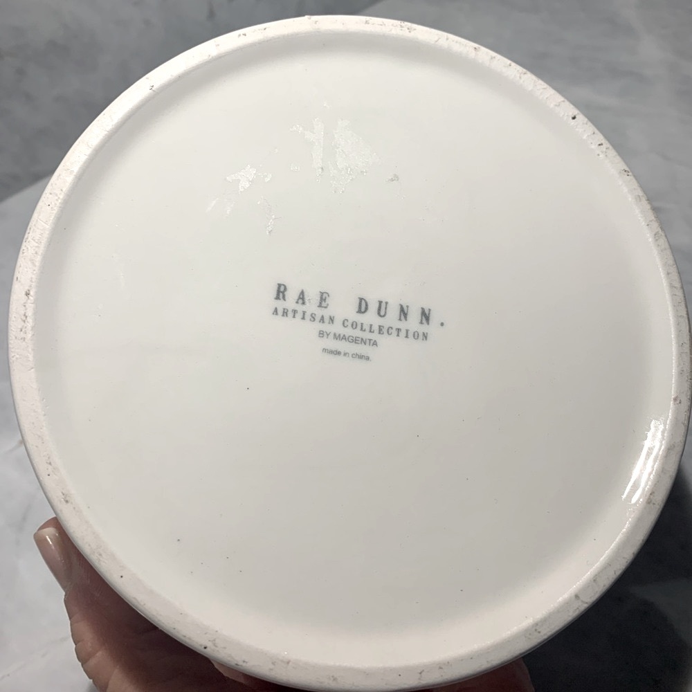Rae Dunn NOSH bowl with blue interior - Picture 7 of 7